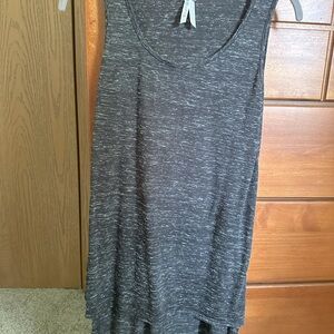 Long in length, high low tank!